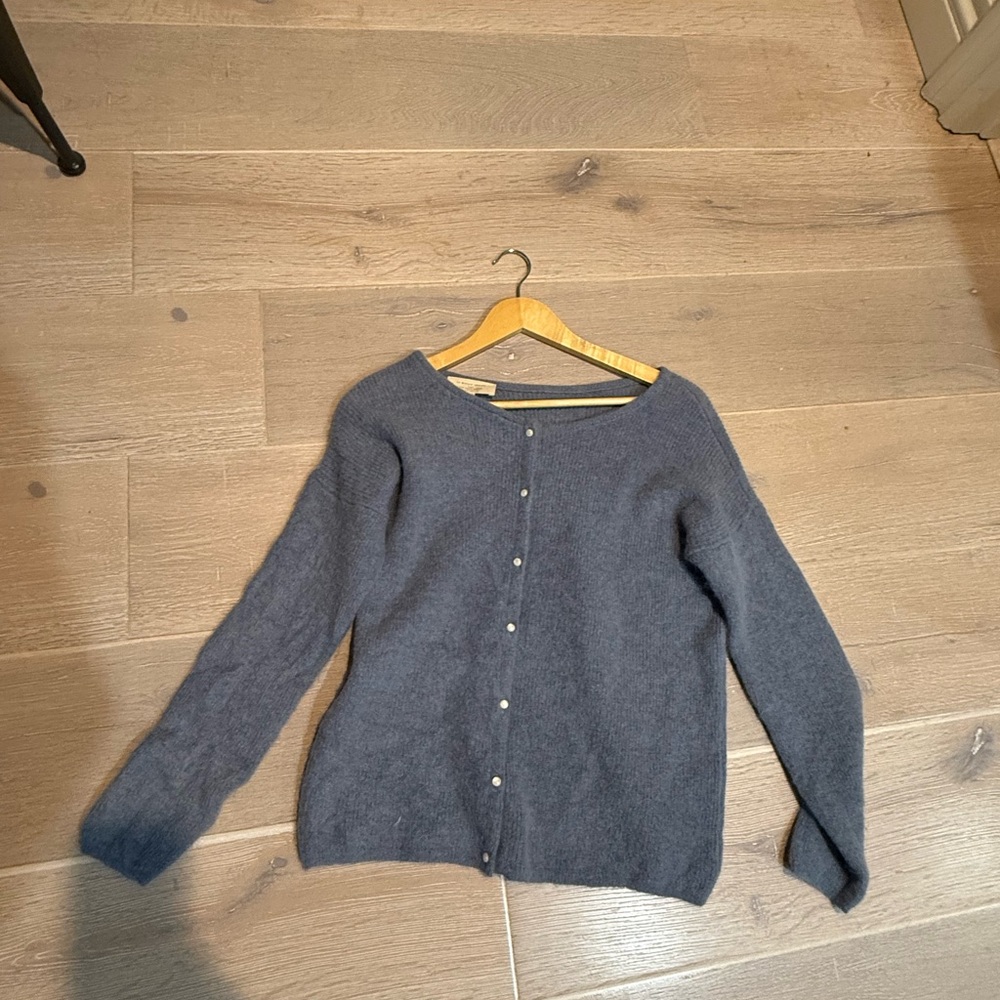 Sezane Gaspard Cardigan Bleu Vintage. - Size S